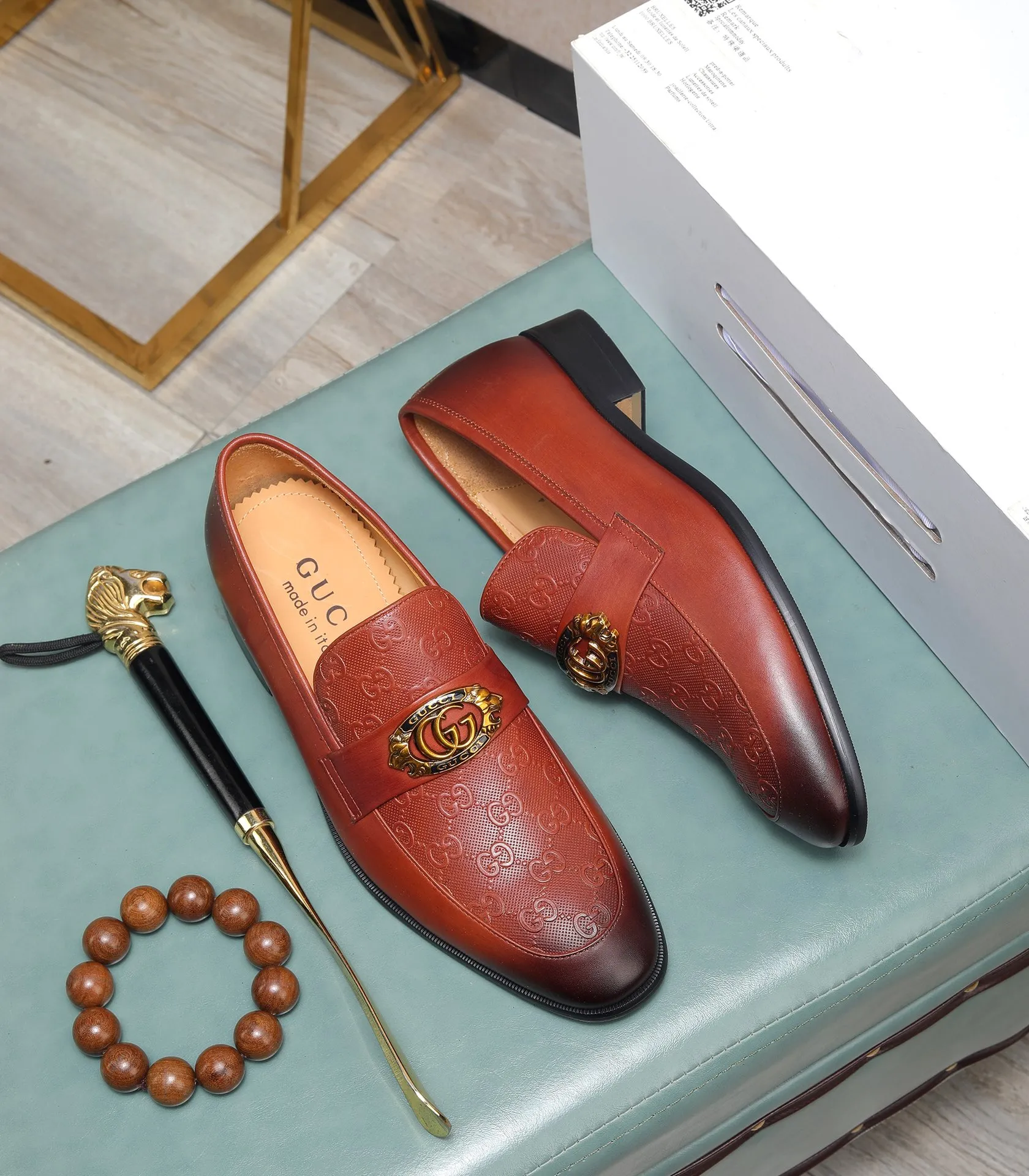 Men's shoes💰540📛📛Original (water-dyed cowhide) Gucci GUCCI official website formal shoes🌀 Italian🇮🇹imported cowhide➕top imported water-dyed cowhide lining💋Finely handmade original bottom, the real thing looks better when photographed in person Standard size 38-44